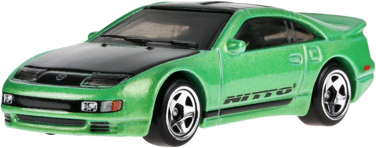 Hot wheels nissan 300zx twin turbo | 90'ernes gadebillede | 1:64 varme hjul jcb59