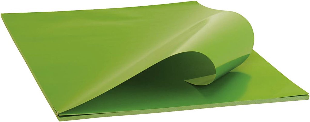 Creativ firma glanspapir 32x48 cm 80 gr lysegrøn 25 ark