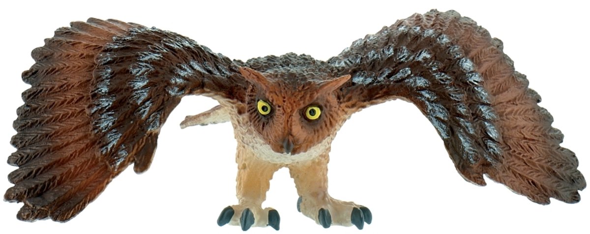 Bullyland 69396 – legefigur med ørneugle – ca. 7,4 cm – naturtro og detaljeret design – ideel som pædagogisk legefigur, dekoration eller lille gave til børn fra 3 år