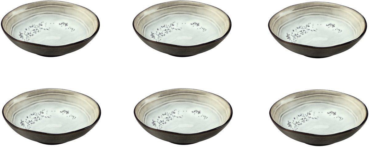 Medard de noblat - Shadow Nacre - lille skål 12 cm - 6 stykker - stentøj