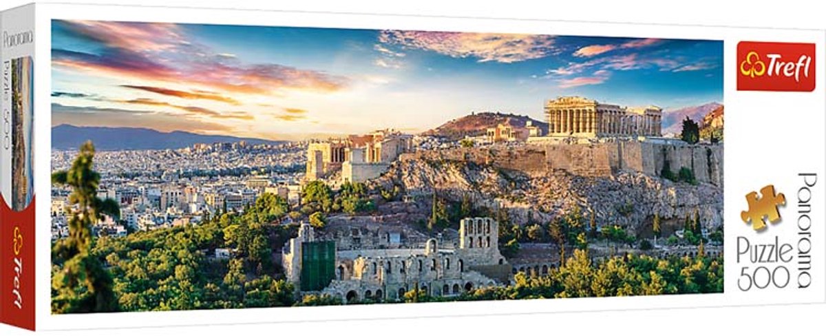 Trefl puslespil Akropolis Athen - 500 brikker panorama.