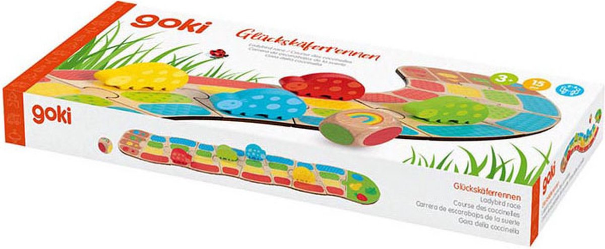 Goki Wooden LievheSerstestjesrace Dice Child's Play