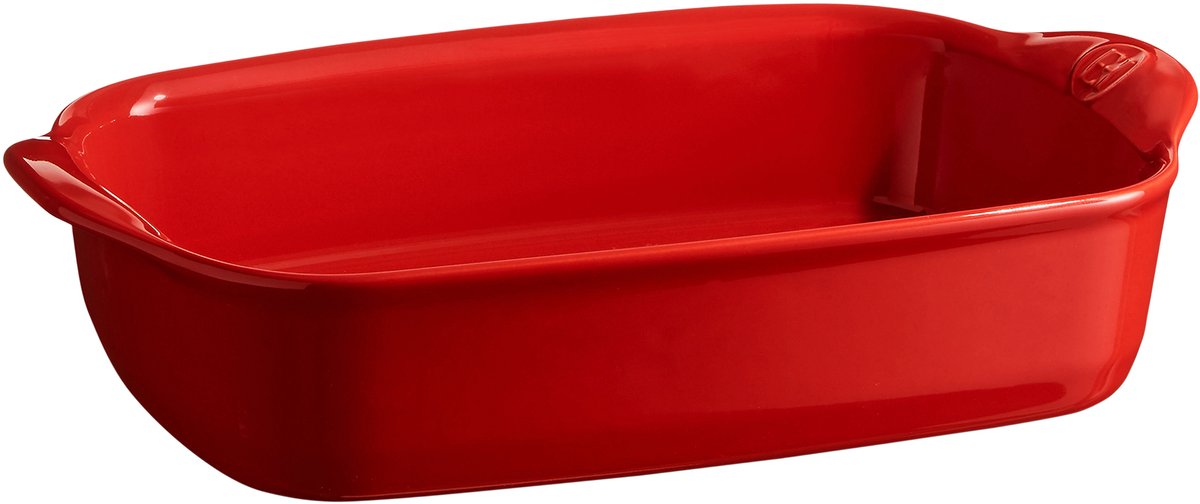 Emile henry skål rektangulær e-boks - 300x190mm - grand cru