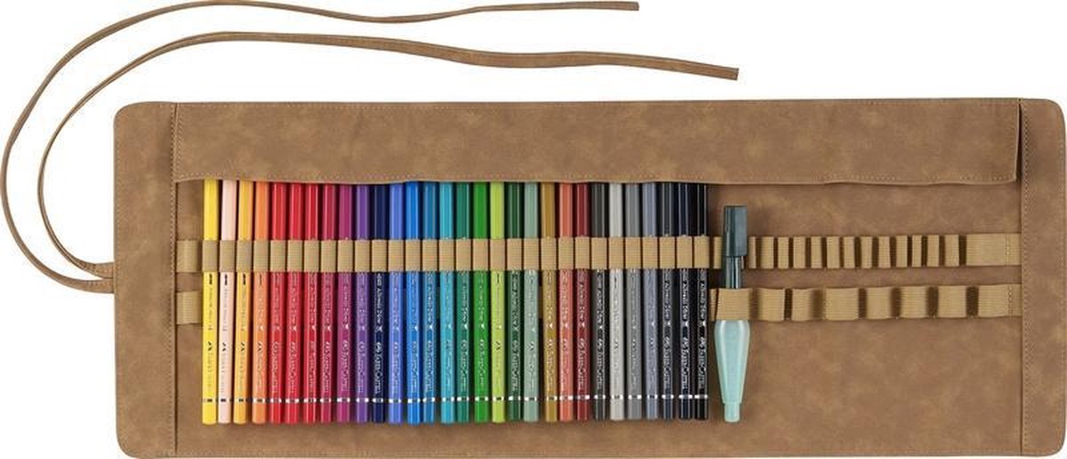 Faber-Castell Albrecht Duurer akvarelblyant - 30 blyanter + pensel - roll-up etui