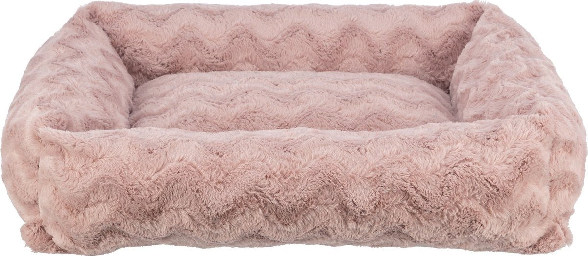 Trixie hundeseng loki - genbrugt - kantet - pink - 65x60cm - m