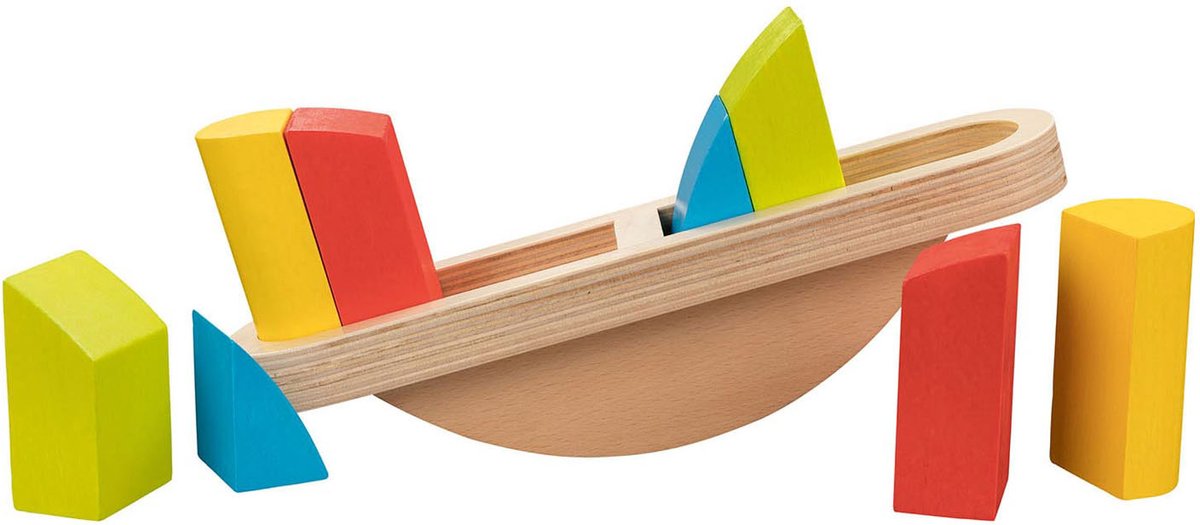 Goki balancespil - balancering - 28x6,5x14cm - træ
