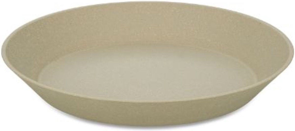 Koziol dyb tallerken, 24 cm, sæt med 4, økologisk, sandbeige - | forbinde plade
