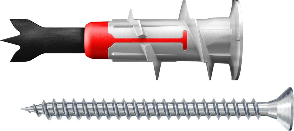 Fischer gipsplade plug duoblade s med skrue