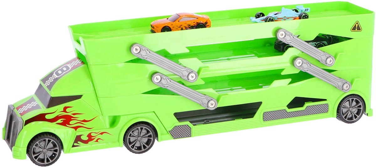 Scapino biltransporter med 4 biler