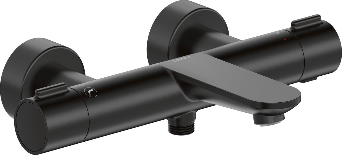 Duravit wave - termostatisk badehane, mat sort wa5220000046