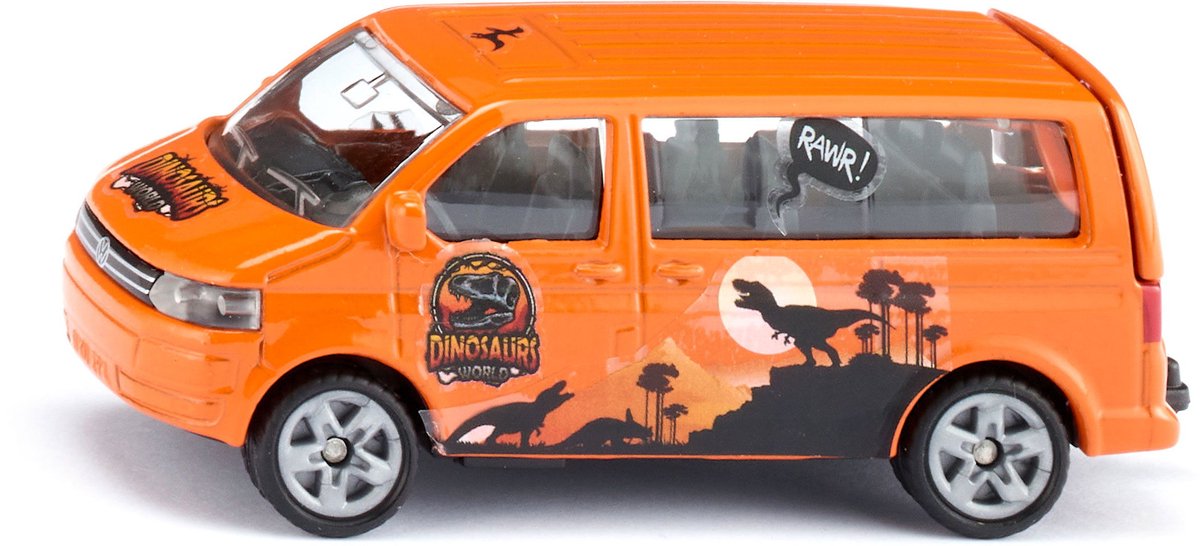 Siku legetøjsbil VW Multivan varevogn orange - modelbil i metal.