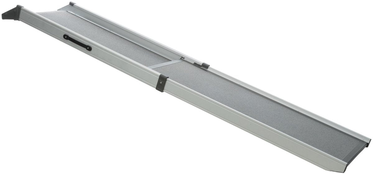 Trixie bil teleskopisk landgangsbro (op til 120 kg) - 100-180x43 cm - grå