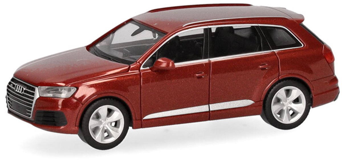 Herpa audi q7, rød metallic