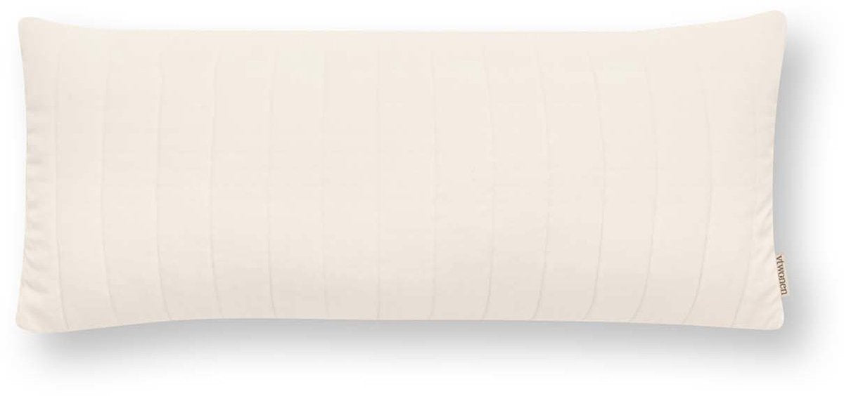 Vtwonen sierkussen quilted - kussen voor de woonkamer - wit - 30x70cm