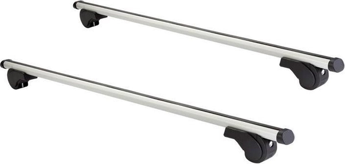 Twinny load twinny load dakdragerset aluminium a01 – 100 kg draagvermogen – lichtgewicht aluminium – voor auto’s met dakreling