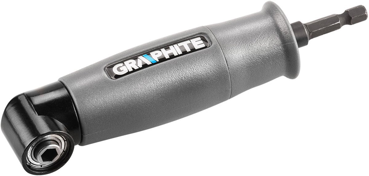 Grafit serie - vinkel bit adapter - 1 4 tommer - magnetisk holder - 90 grader