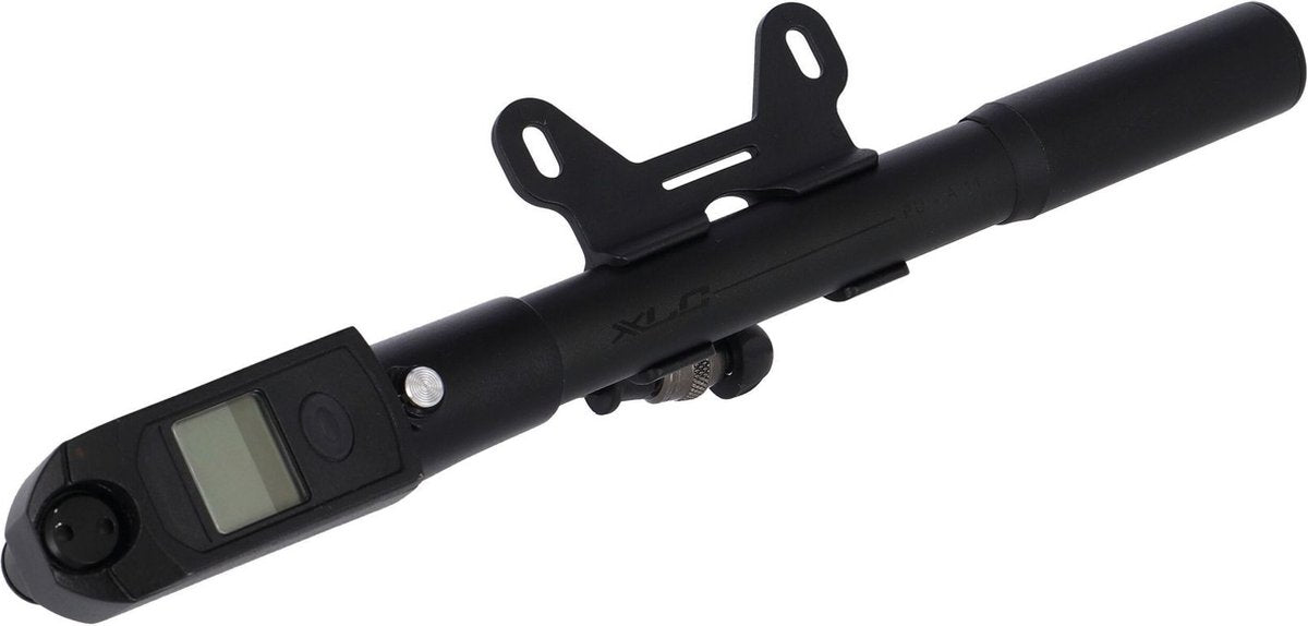 Xlc pu-a11 mini cykelpumpe - håndpumpe - aluminium - sort