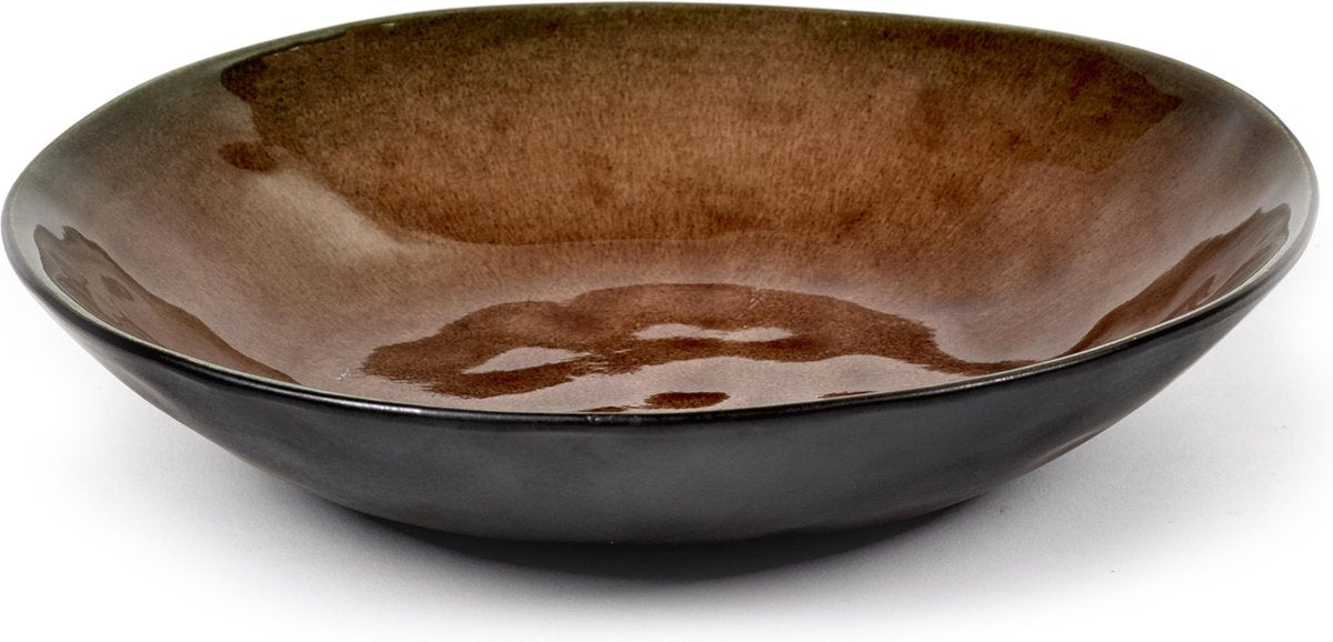 Serax - pascale naessens pure - salatskål - brun - 23 ø - 4 stk.