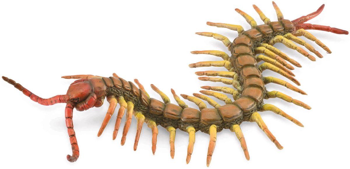 Collecta figur - tusindben - (l) - insekter - håndmalet - miniature
