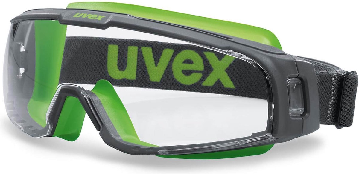 Uvex u-sonic 9308245 sikkerhedsbriller sort grøn