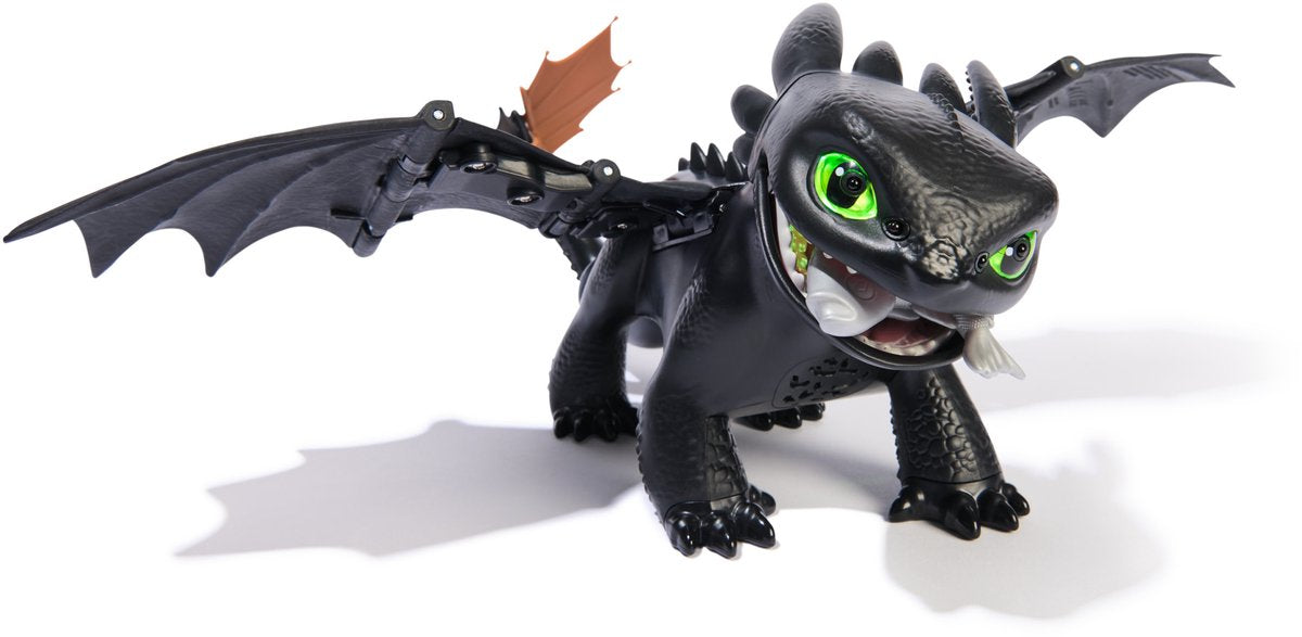 Dreamworks drager hvordan man træner din drage - hvordan man tæmmer en drage - interaktiv tandløs drage med 60 lyde og reaktioner - legetøj