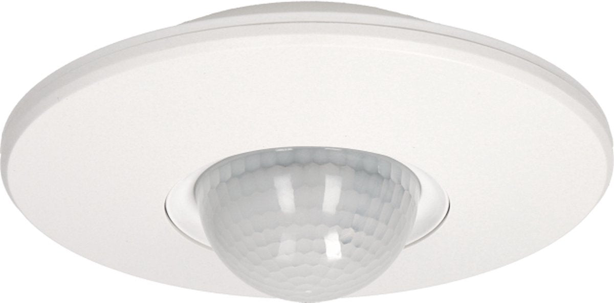 Orno bevægelsesdetektor loftmonteret op til 16m - indendørs bevægelsessensor til lampe - passagedetektor 2000 lux - bevægelsessensor 360° - hvid