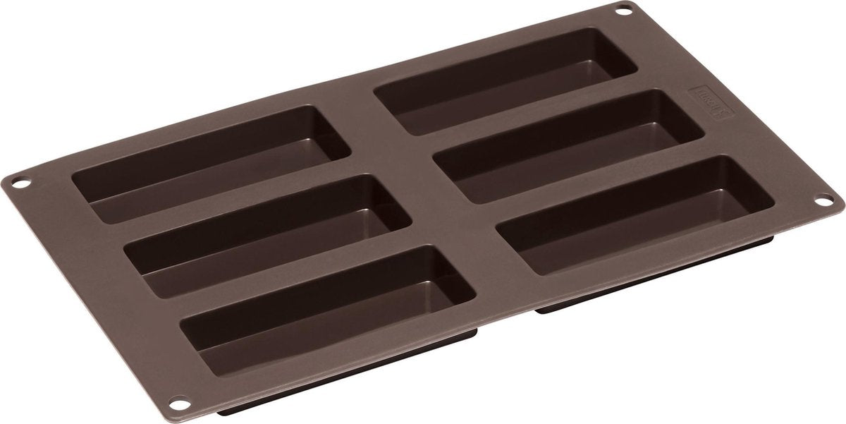 Lurch - flexiform - bageform til 6 müslibarer - silikone - 30x17,5cm