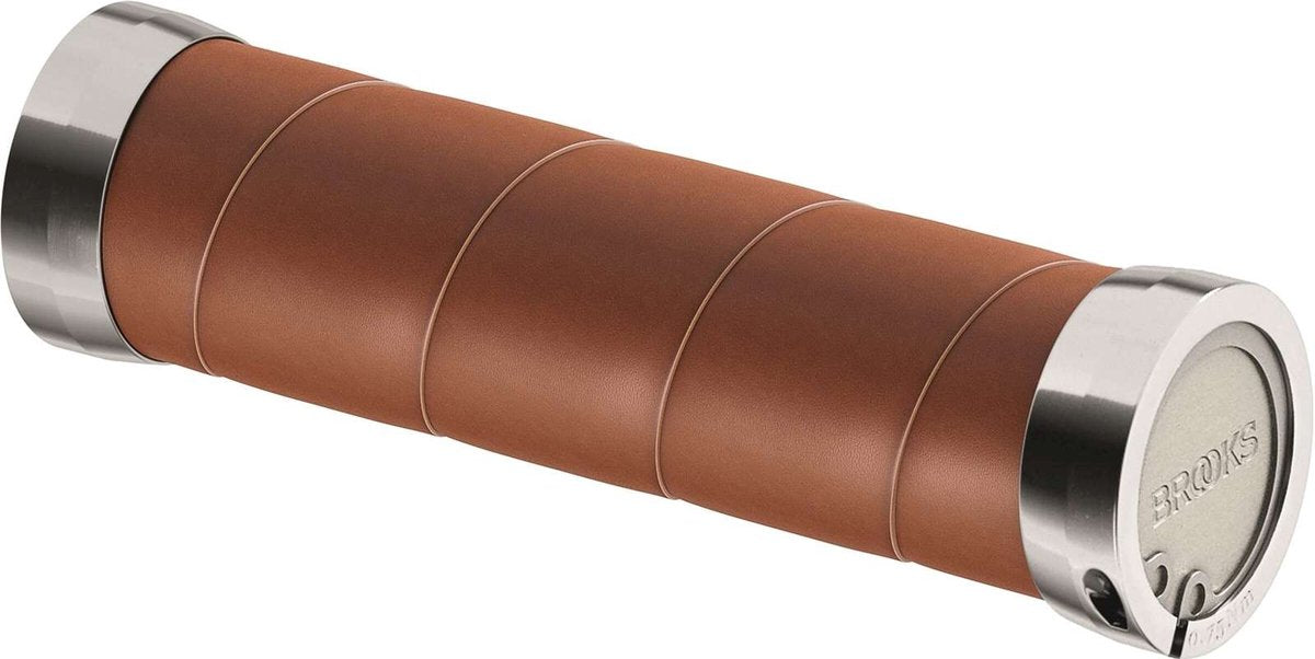Brooks håndtag slanke lædergreb 100 130mm honning