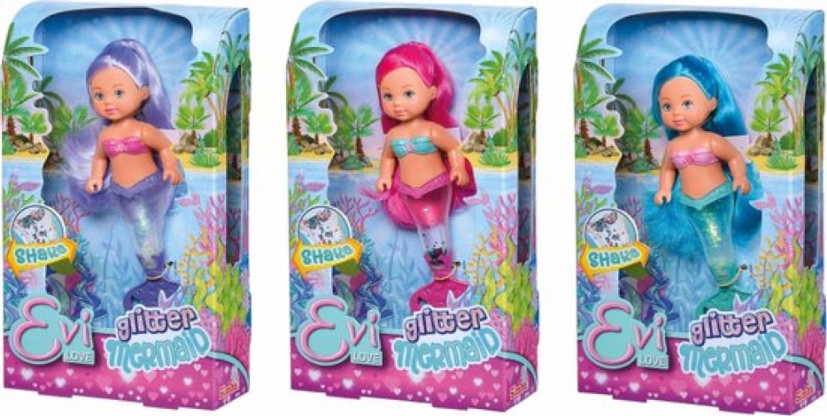 Evi elsker glitter havfrue