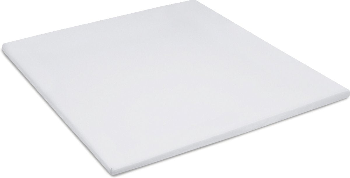 Cinderella sundays hoeslaken - topper - 100% katoen-satijn - 180x220 cm - tot 15 cm - lichtgrijs