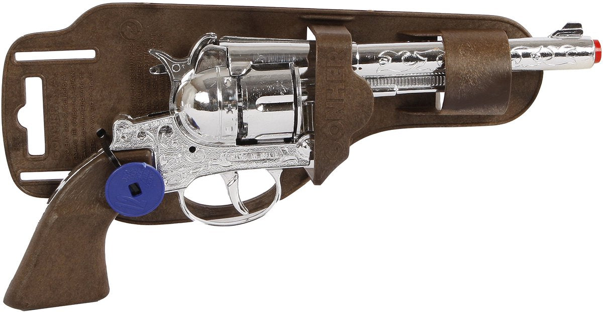 Gonher revolver - legetøjspistol til børn og voksne - 12 skud
