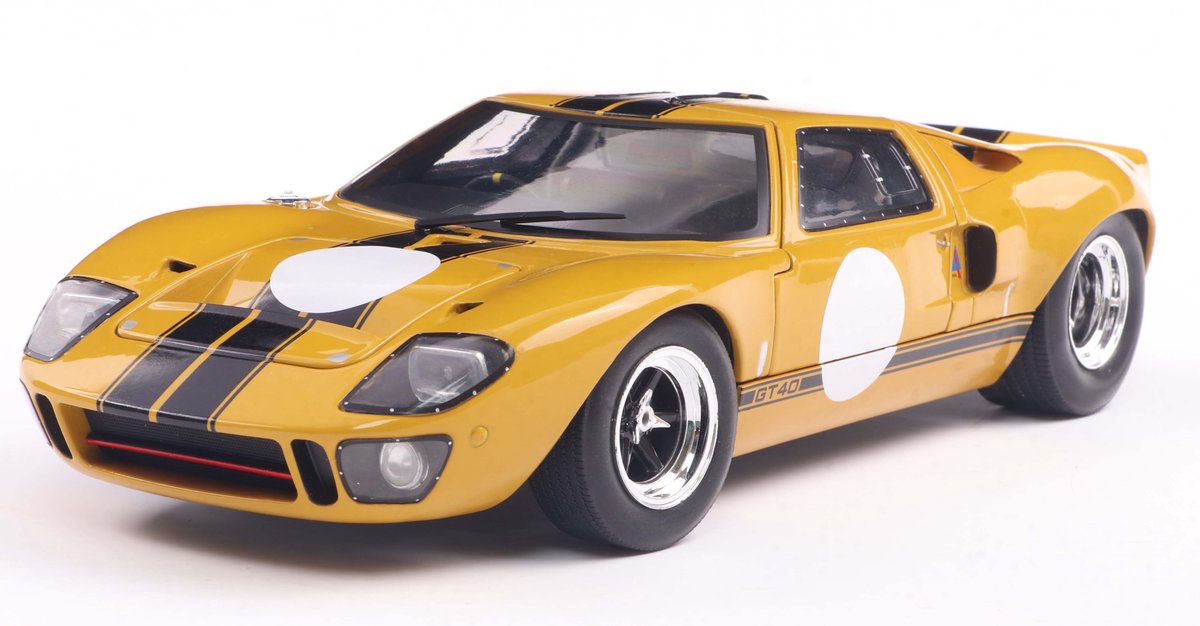 Solido ford gt 40 mk 1 '68, gul skala 1:18