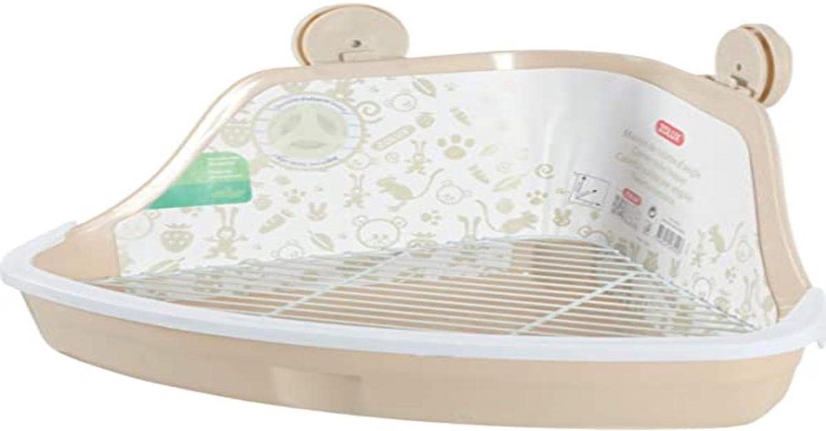 Zolux hjørne toilet gnaver beige