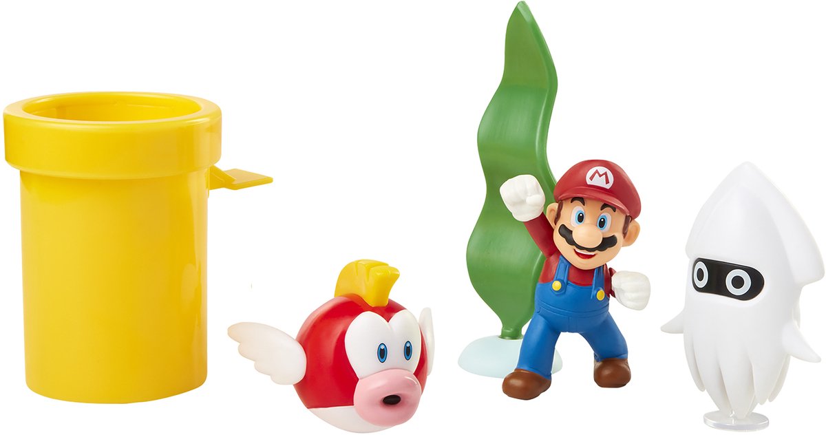 Jakks Nintendo 6cm undervandsdiorama