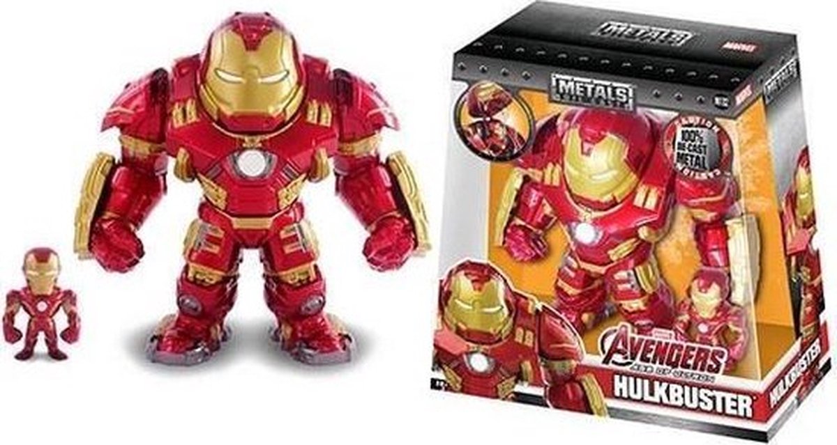 Jada marvel iron man metal figurer på 15 + 5 cm