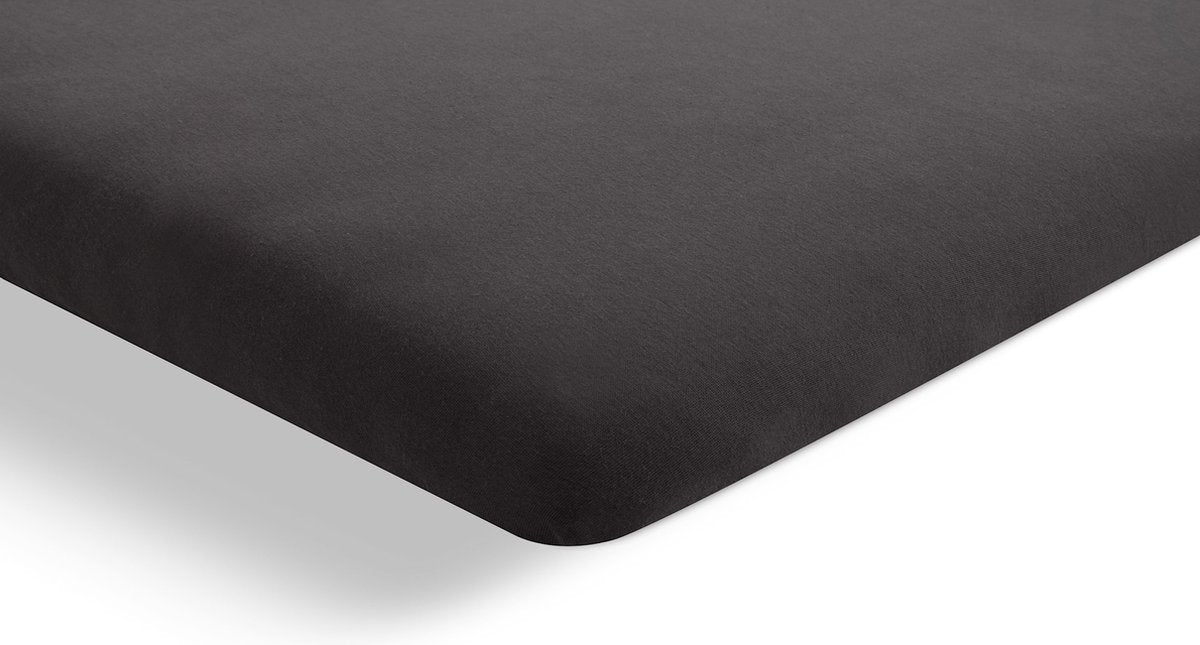Cinderella hoeslaken - topper - jersey - 180x200 210 cm - tot 15 cm matrashoogte - antraciet