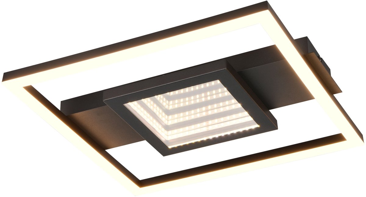 Rl live your light reality wheeler - loftslampe - sort mat - inkl. 1x smd 16 w - vægmontering