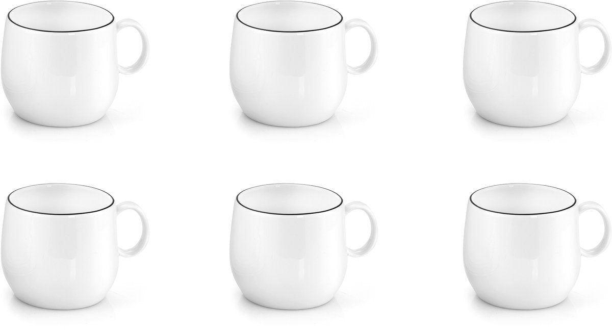 Medard de noblat - yaka sort - kaffe te kop 20 cl - 6 stk - stentøj