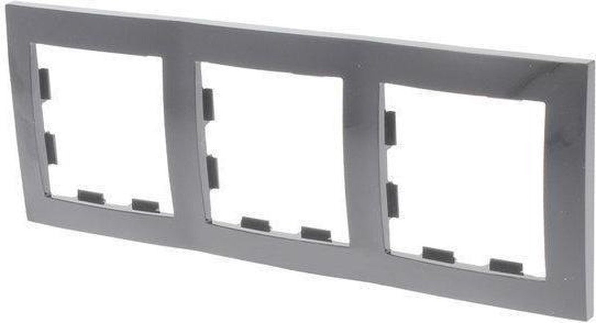 Smartwares q-link s2 dækramme indbygget tredobbelt antracit