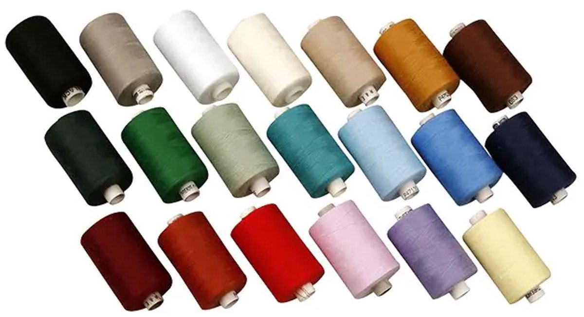 Creativ firma sytråd polyester, 20 ruller