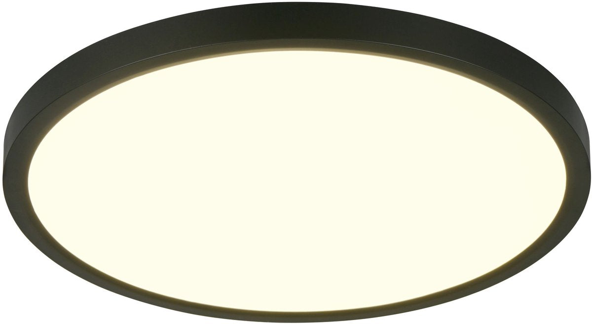 Rl live your light reality draco - loftslampe - sort mat - inkl. 1x SMD 30 W - dæmpbar med switch - væg- og loftmontering - hukommelsesfunktion via vægkontakten - nem at montere - dip - switch