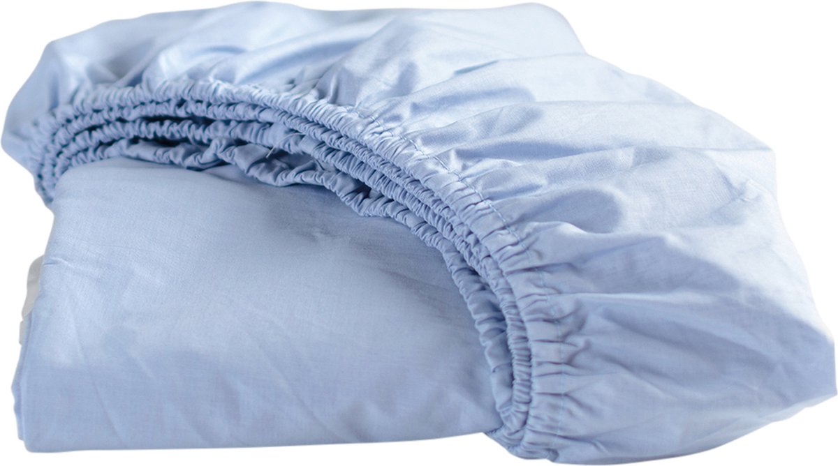Cinderella - weekend - hoeslaken - tot 25 cm matrashoogte - 90x200 cm - lichtblauw