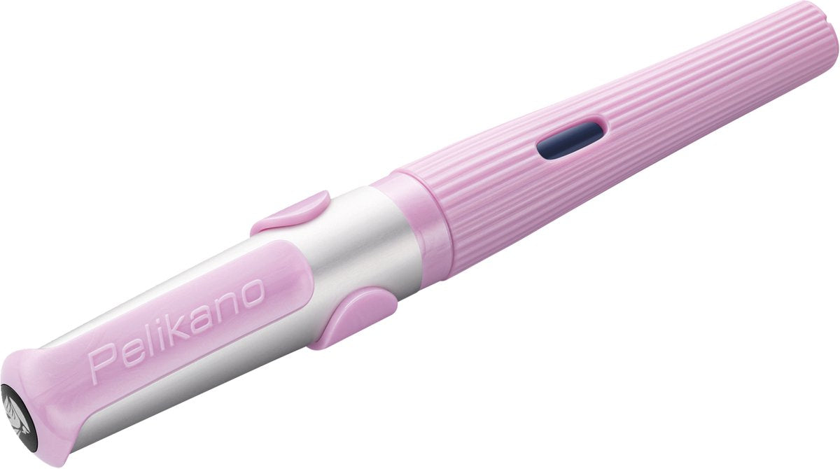 Pelikan fyldepen o struktur - venstrehåndet - pink