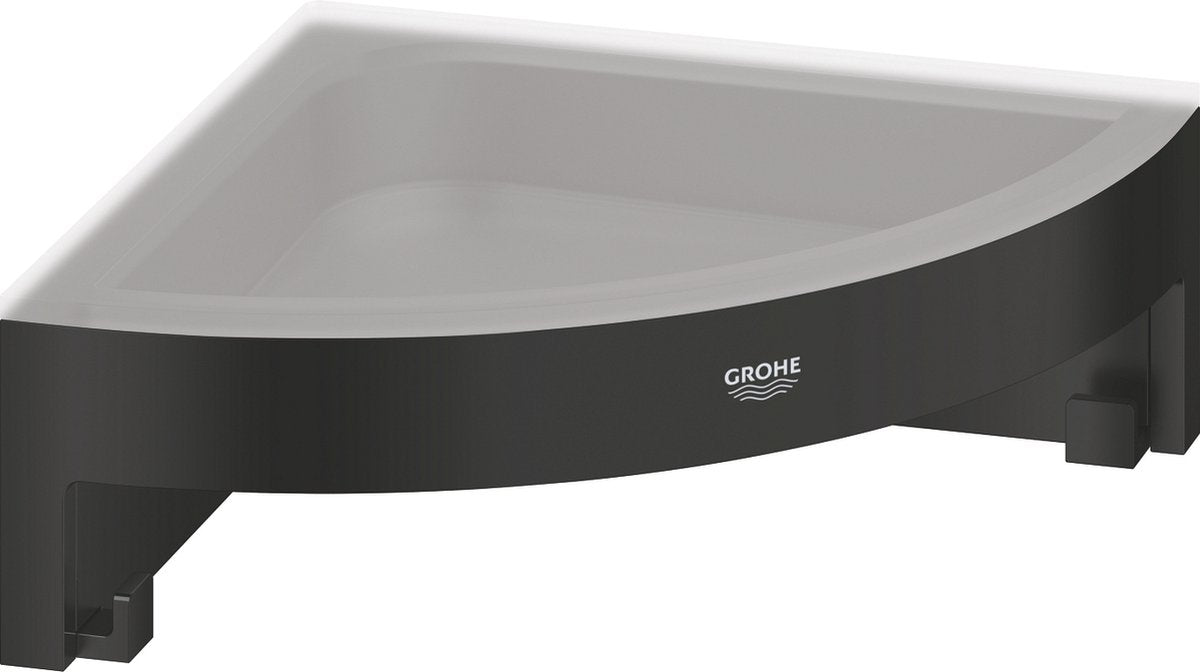 Grohe quickfix start cube hjørnebrusebakke - mat sort