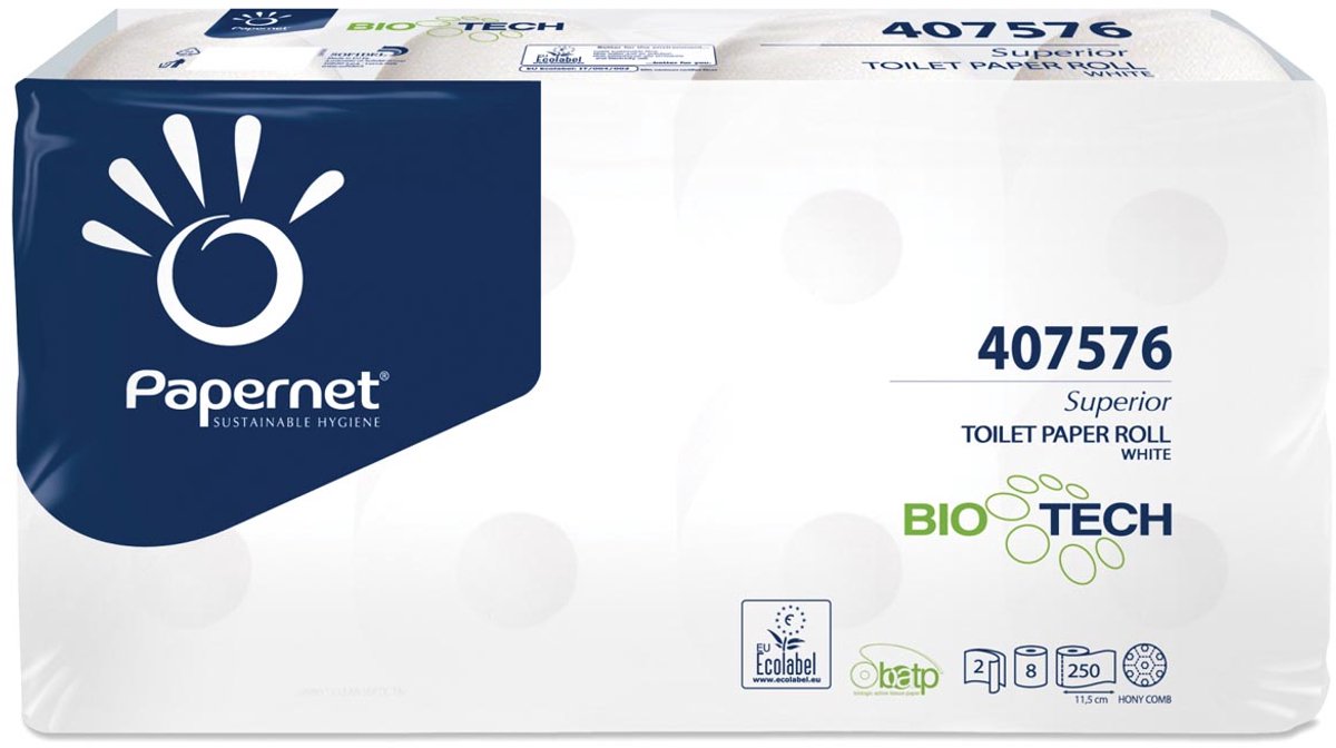 Papernet toiletpapir bio tech, 2-lags