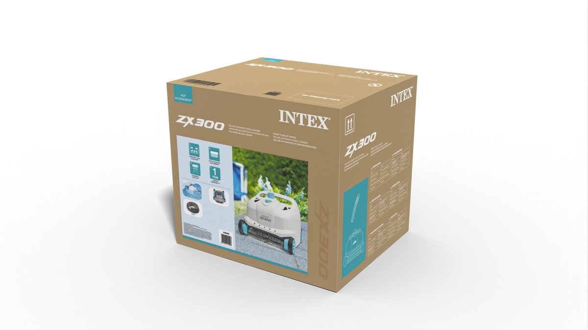 Intex deluxe auto poolrenser zx300
