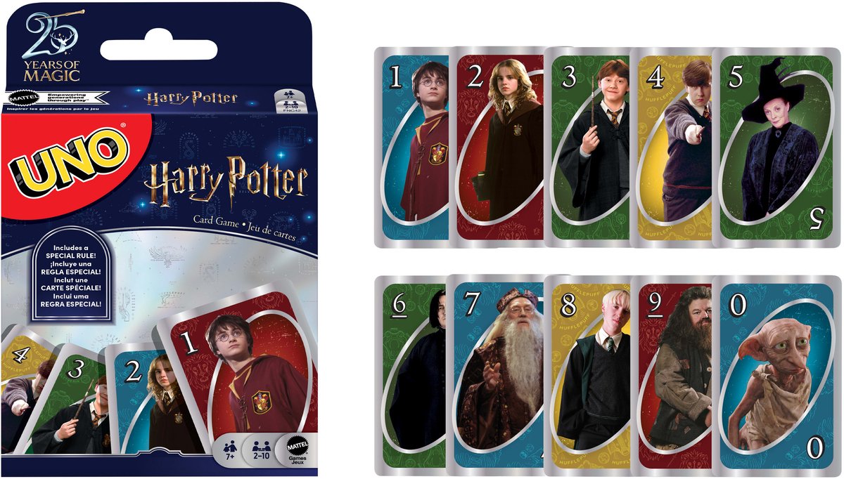Mattel spil uno kortspil - harry potter