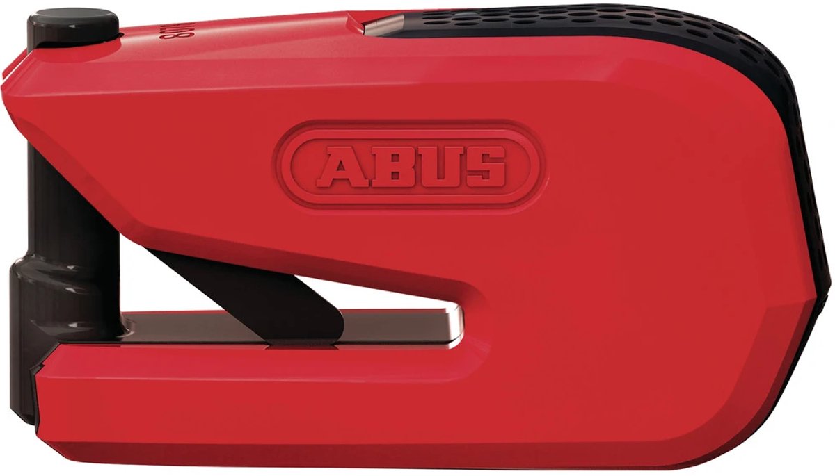 Abus granit detecto one 8078 2.0 skivebremselås art 4 - rød