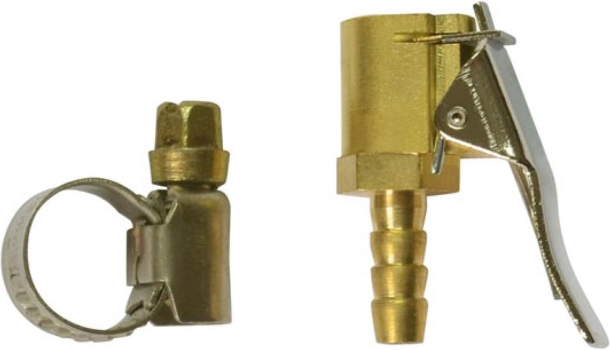 Stanley - kompressor tilbehør - mekanisme med klemme - schrader ventiler - metal