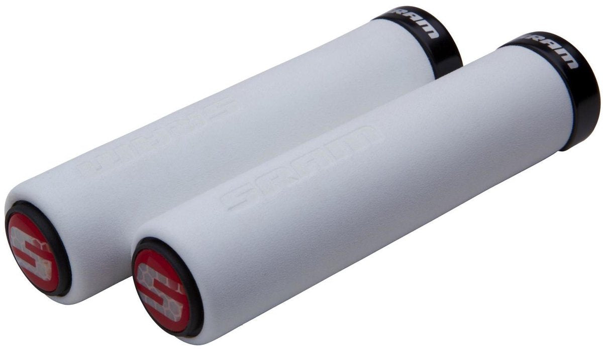 Sram låseskum 129 mm sing clmp håndtag hvid, sort 129 mm